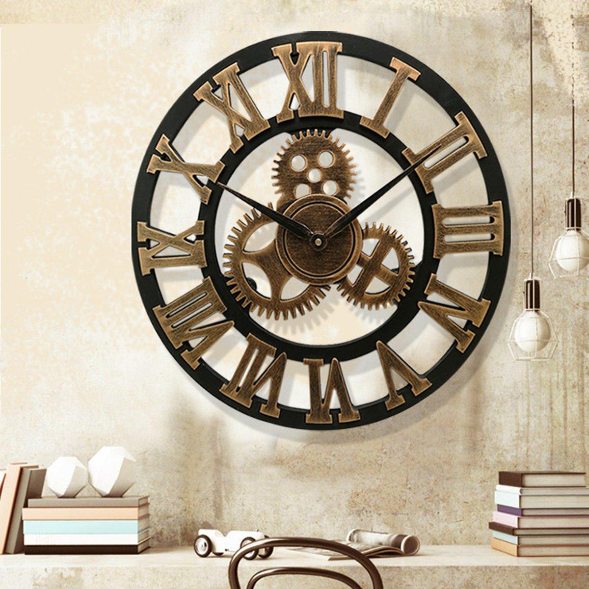 Часы Banjo Clock Gear Wall Antique