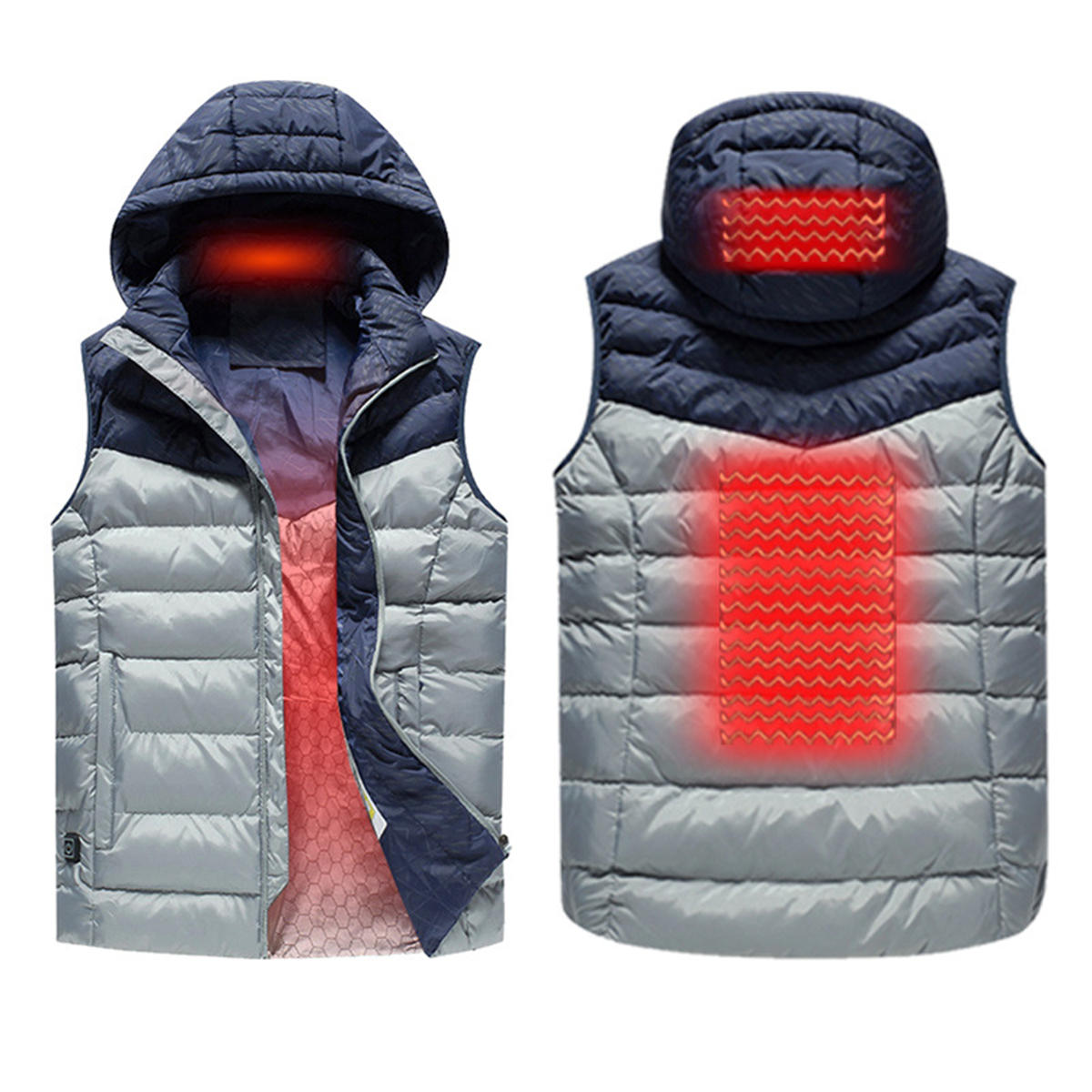 

TENGOO Electric Heated Vest 3 Modes USB Rechargeable Heating Winter Warm Coats Vest