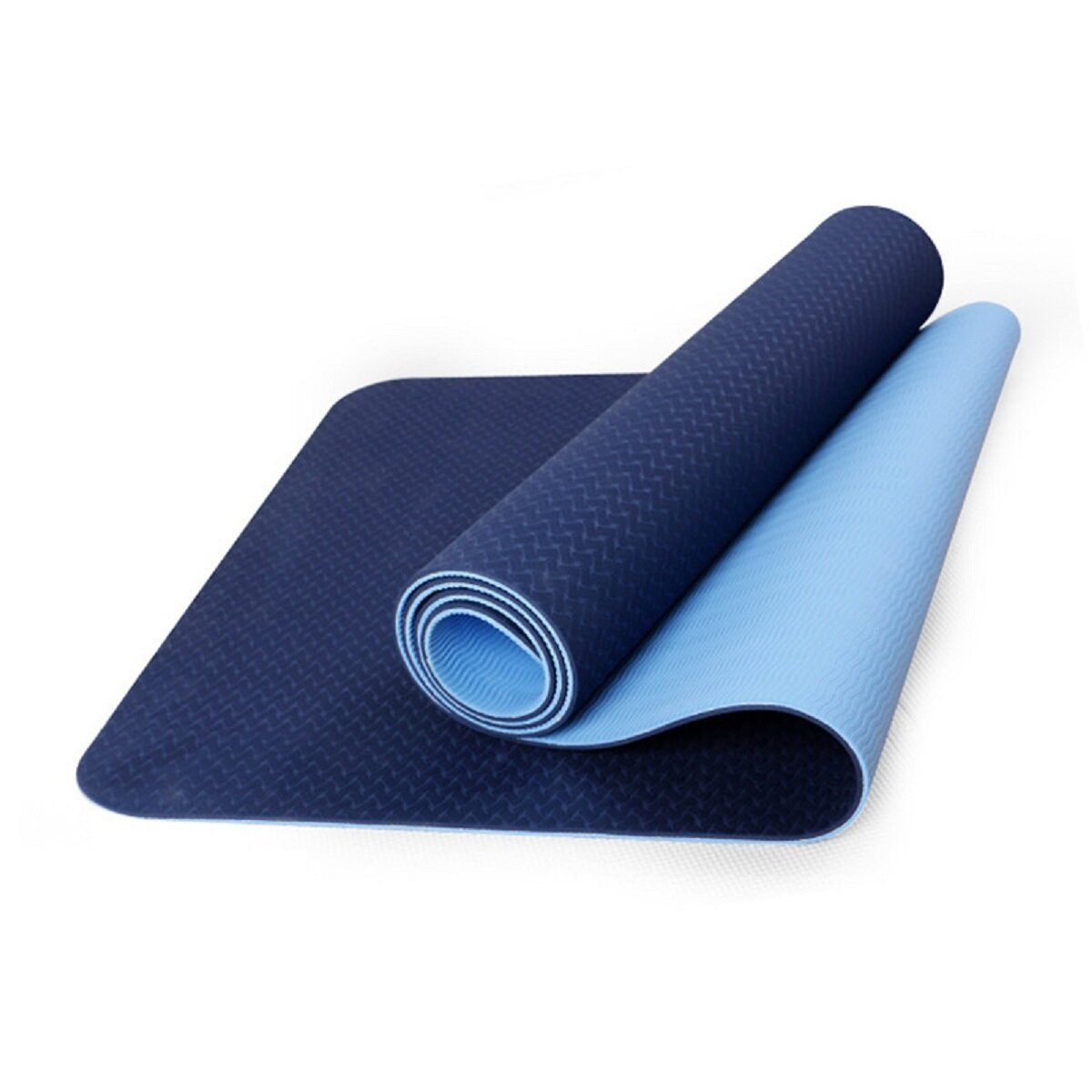 Yoga Mats Color Matching 6mm Exercise Mat Fitness Mat Supine Up Cushion Beginner Crawling Mat Net Ba