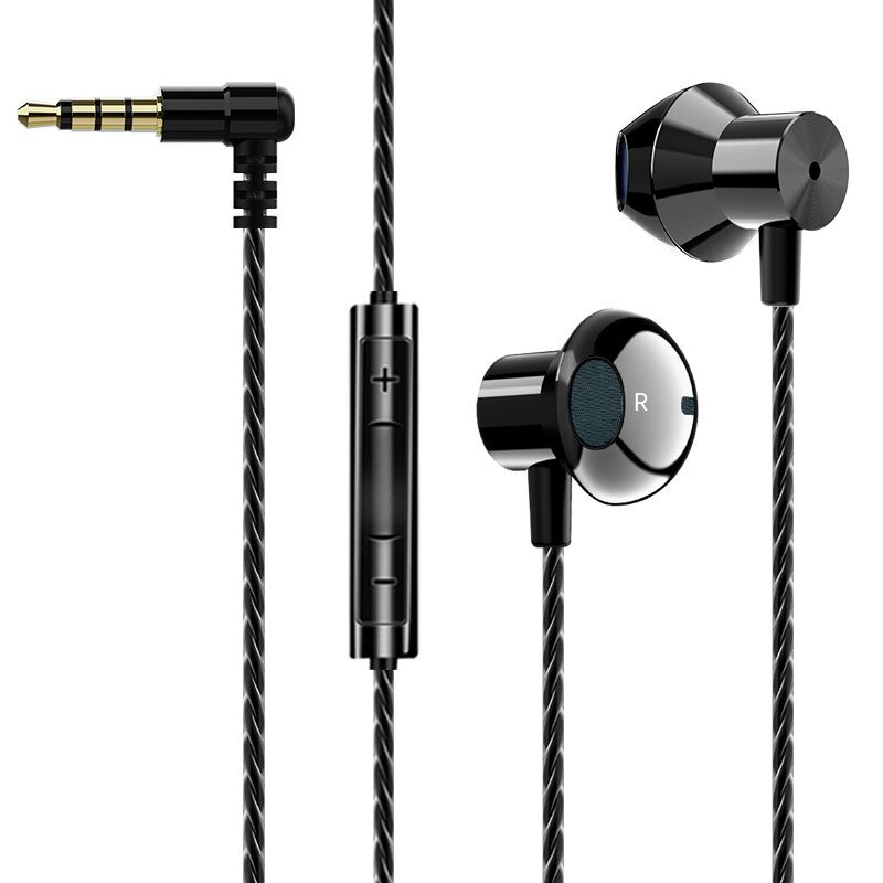 Bakeey F16 Metal Stereo Bass Earphone Gaming Music Earbuds For Laptop PC