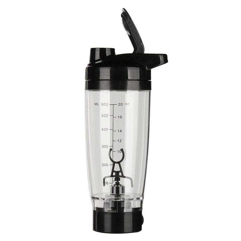 600ml Electric Protein Shaker Bottle Portable Cycling Bike Water Bottle Mixer Cup Drinking Water Bottle