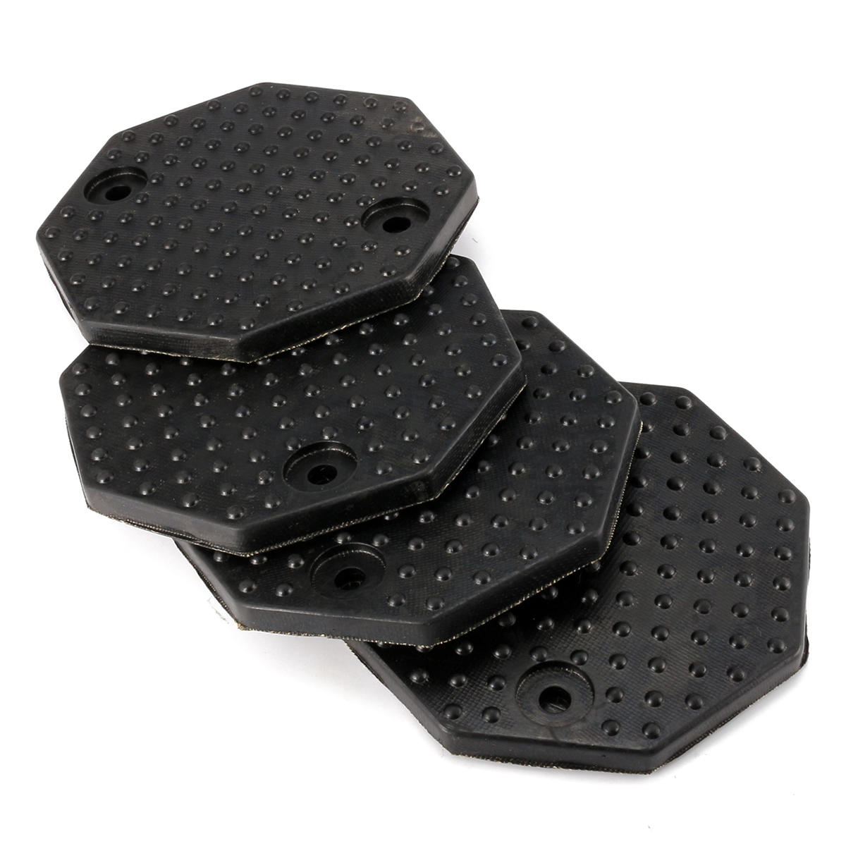 4PCS Octagon Rubber Arm Car Lift Tray Pad Accessories for Car Truck Substantial Rubber Mat