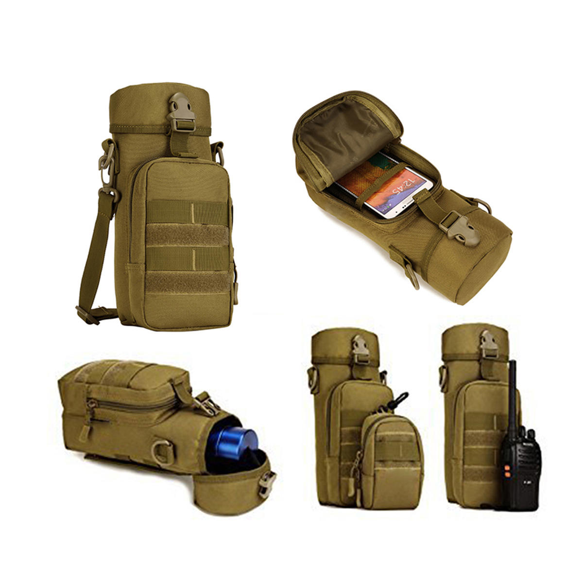 Molle Water Bottle Bag Outdoor Cycling Thermos Bag Sport Bag