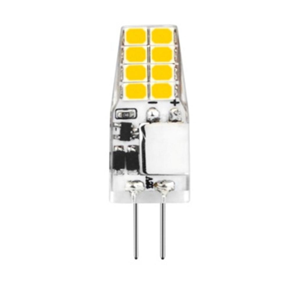 G4 3W AC/DC12V SMD 2835 No Strobe Silica gel 16 LED Light Bulb for Indoor Chandelier Lamp