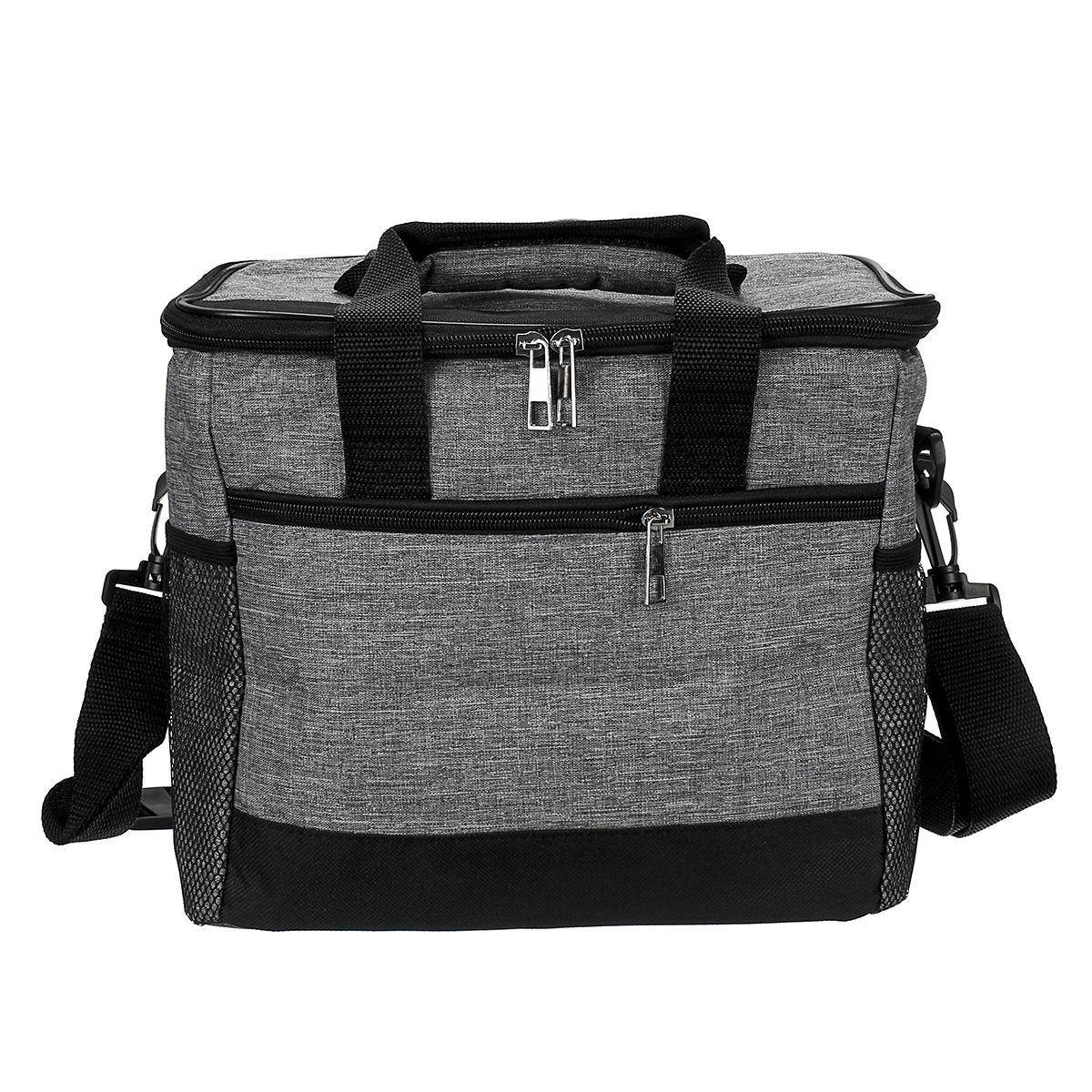 Outdoor Insulated Picnic Bag Camping Traveling Portable Lunch Bag Lunch Box Handbag