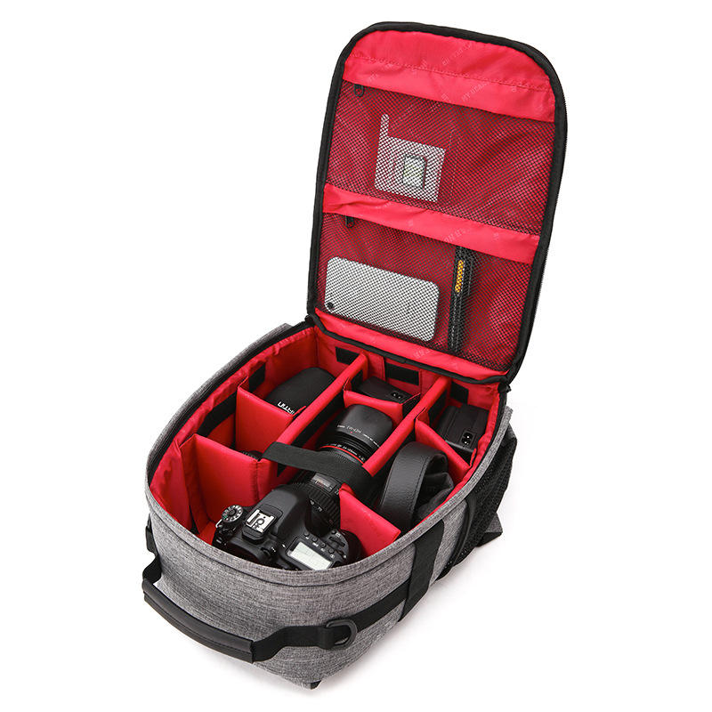 

My Dear No 180513 Water-resistant Shockproof Camera Bag Shoulder Carry Travel Backpack for Canon for Nikon DSLR Camera T