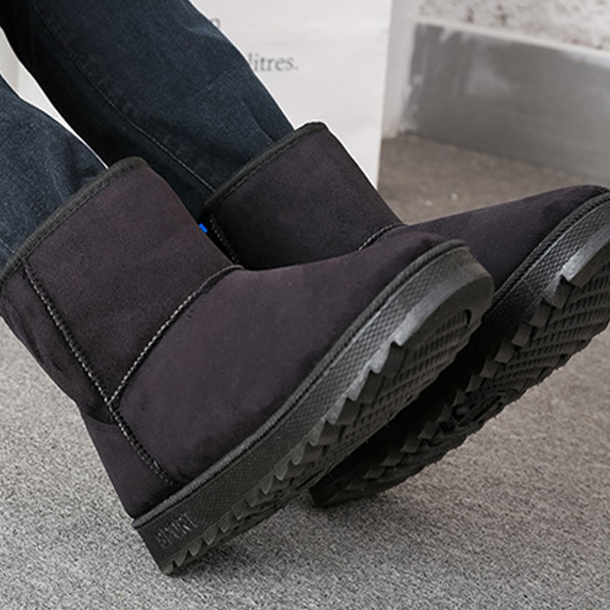 Heren Winter Electrische verwarmde laarzen Sneeuwschoenen USB Power Warme verwarming Inlegzolen Schoenen