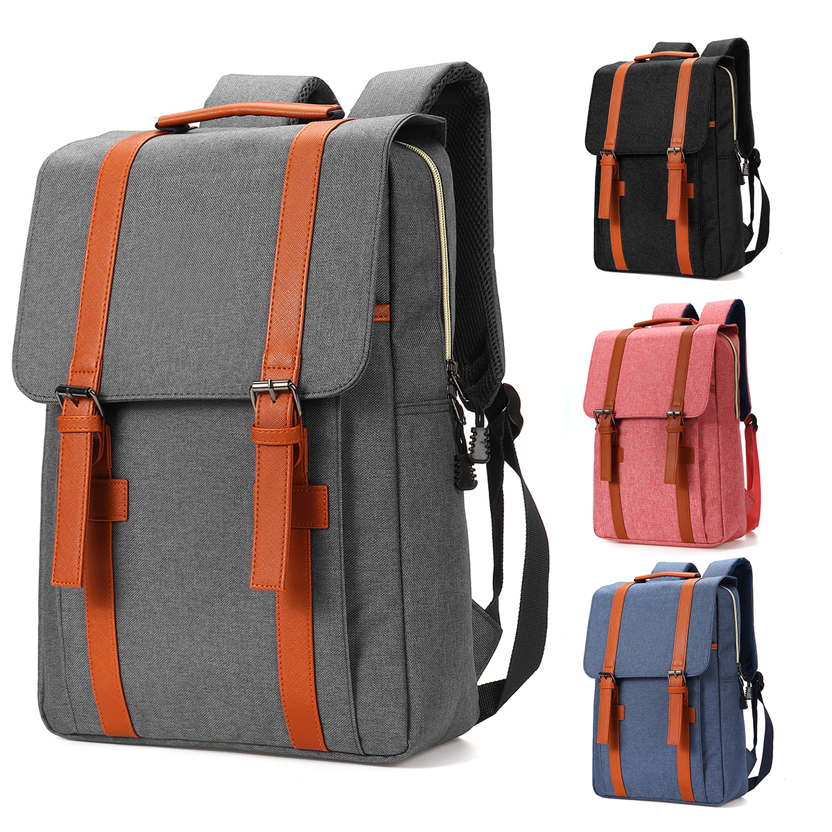 Sac à dos de voyage en plein air étanche Nylon sac d'école grand sac pour ordinateur portable sac d'affaires unisexe