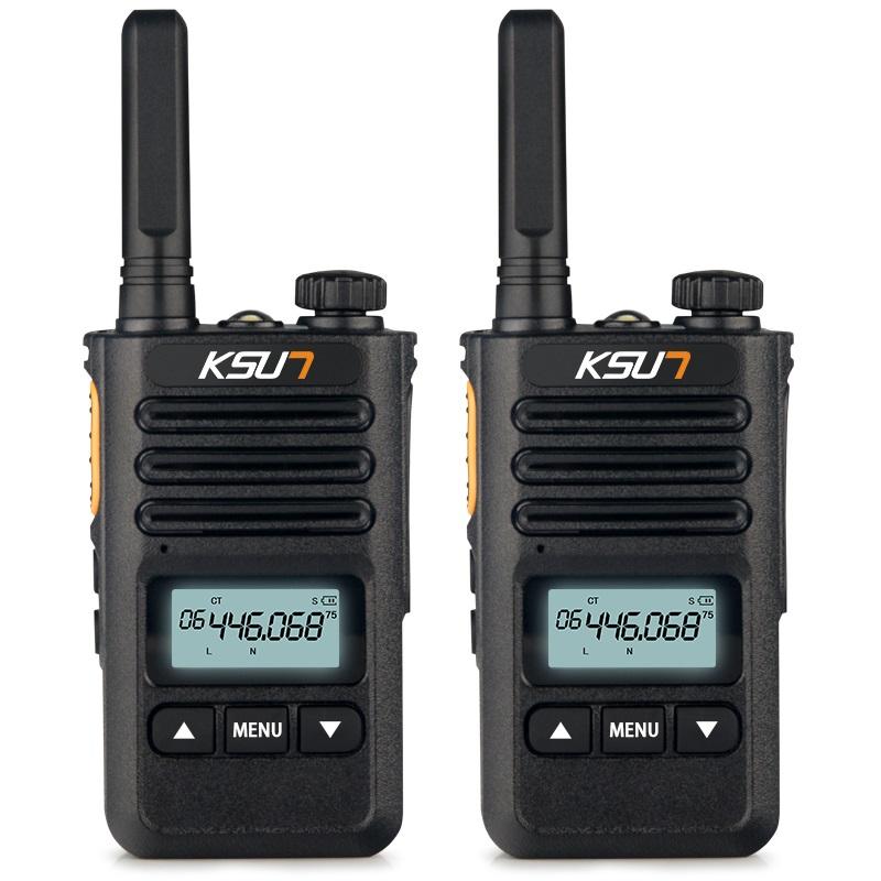 

2Pcs KSUN XKB Walkie Talkie 6W Dual Band Handheld Two Way Radio Communicator HF Transceiver Amateur Ham