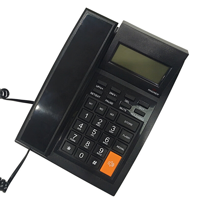 

DAERXIN M64 Desktop Corded Fixed Telephone Landline Phone Compatible with FSK/DTMF with LCD Display for Home Office Hote