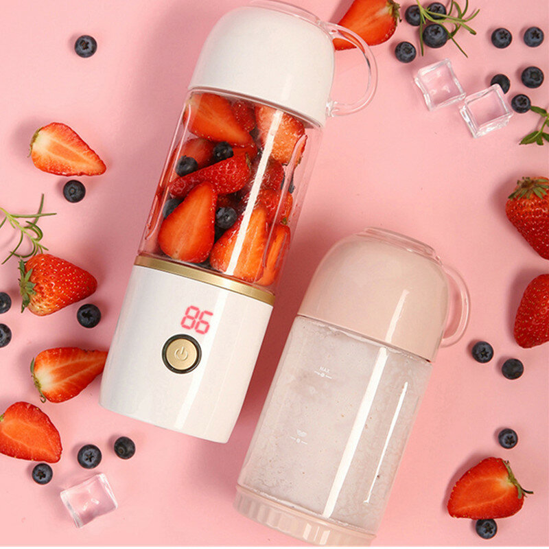 

Vitamer 400ml Automatic Fruit Juicer Portable Travel USB DIY Electric Juicing Extractor Cup with Intelligent Digital Dis