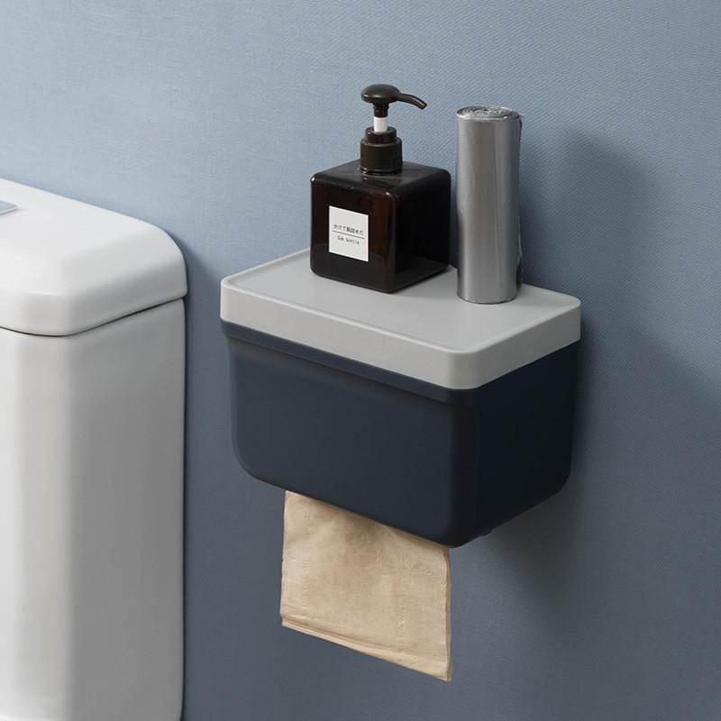 Creatieve muurbevestiging papierrolhouder Dispenser toiletpapier doos Waterdichte papierhouder