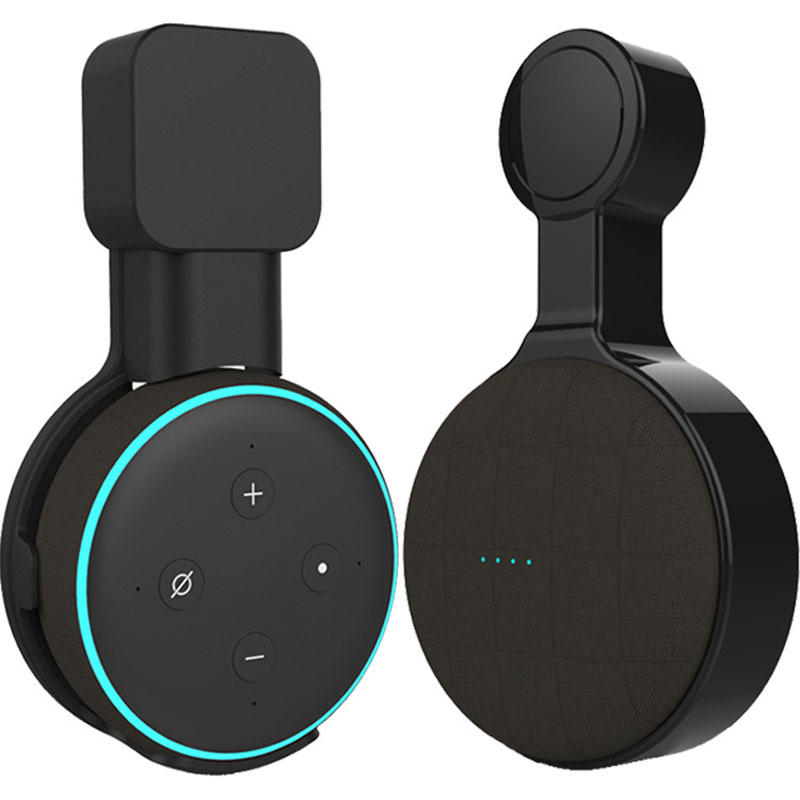 Hongsonic Wall Mount Speaker Holder for Echo Dot 3 and Home & Nest Mini Smart Home Speakers With Cord Arrangement