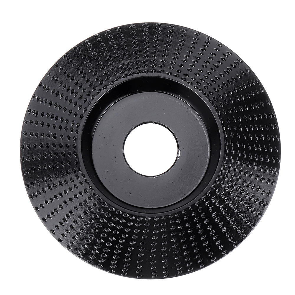 

Drillpro Black 110x16/110x22mm Bevel Wood Carving Disc Tungsten Carbide Shaping Disc Angle Grinding Wheel Sanding Carvin