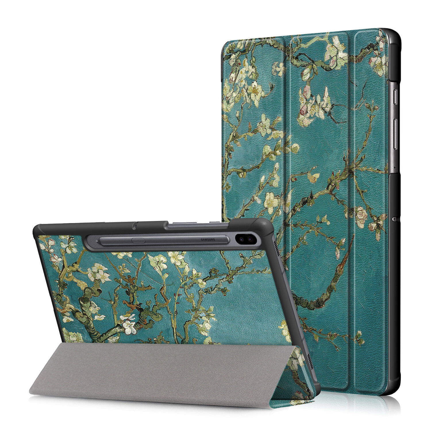 

Печать Tri-Fold Tablet Чехол для Samsung Tab S6 10,5 - Абрикосовый цвет