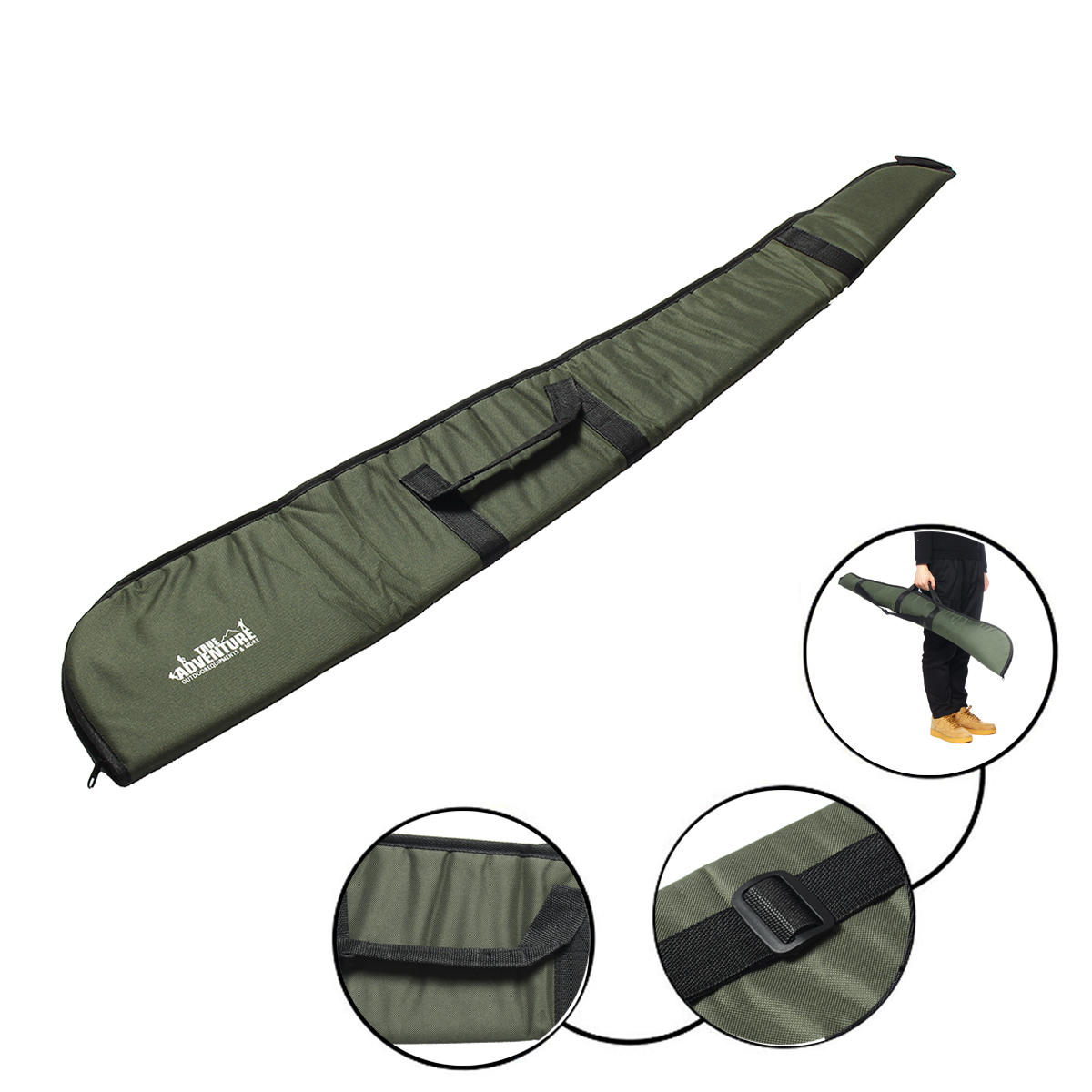130CM Shockproof Tactical Bag Fishing Rod Storage Bag Outdoor Carry Case Hunting Pad Fishing Bag