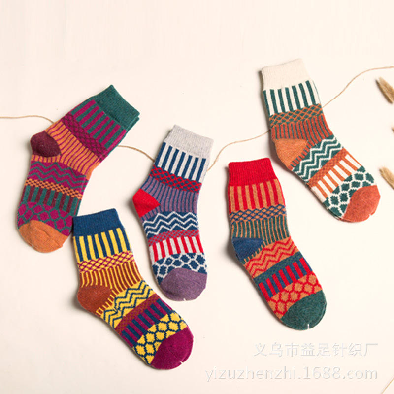 Christmas Casual Sheath Tribal Women Socks