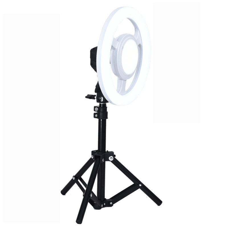 24W 5500K 10 Inch LED Video Ring Light Ronde Selfie Lamp Met 50CM Statief Light Stand
