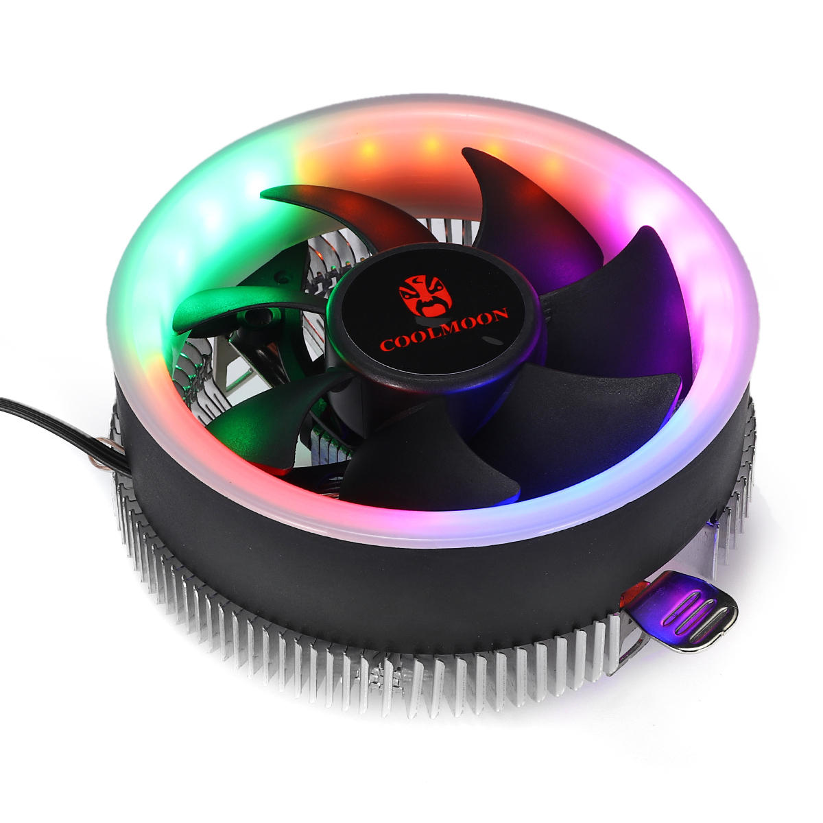 Coolmoon LED CPU Cooling Fan For Intel 775/1156 for AMD AM2 AM2+ AM3 AM3+