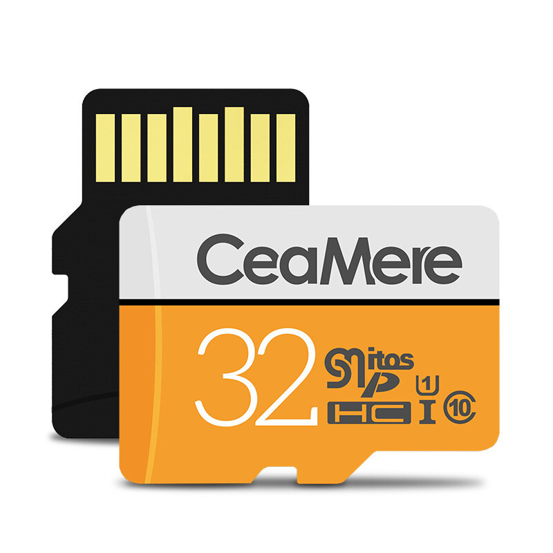 CeaMere-geheugenkaart 32G 64G SD-kaart U1 U3 C10 TF-kaart voor HD beeldvideo-opslag