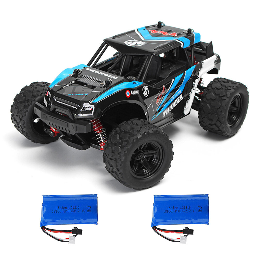 HS 18311/18312 1/18 35km/h 2.4G 4CH 4WD High Speed Climber Crawler RC Car Toys Two Battery