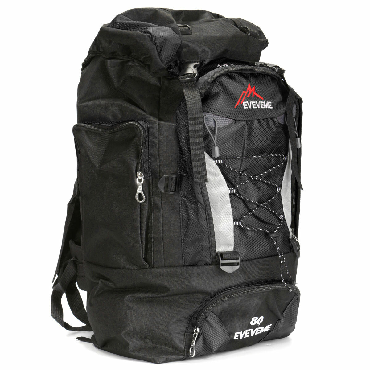 IPRee? 80L Extra Load Unisex Super Large Rucksack Waterproof Cycling Gear Bag Big Backpack Luggage B