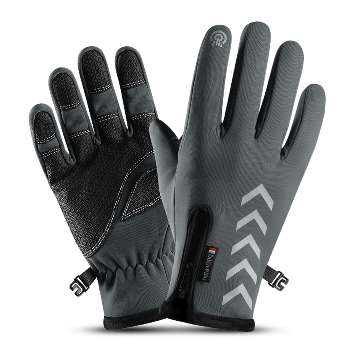 Mens Winter Warm Waterproof Windproof Fleece Lined Thermal Touch Screen Gloves 