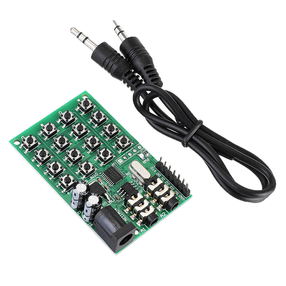 AE11A04 DTMF audiosignaalgeneratormodule Voice Dual Encoder Zenderkaart voor MCU-toetsenbord 5 - 24V