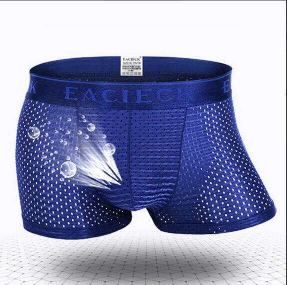 

Mens Modal Boxer Brief Breathable Solid Light Shorts Elastic Sports Underwear