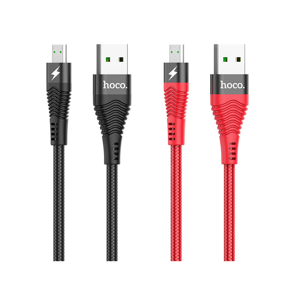 HOCO U53 Micro USB 4A Fast Charging Data Cable for Tablet Smartphone 1.2M