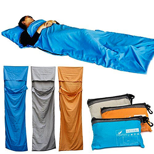 Saco de dormir para camping IPRee® para viagens e caminhadas ao ar livre, colchonete para dormir em albergues