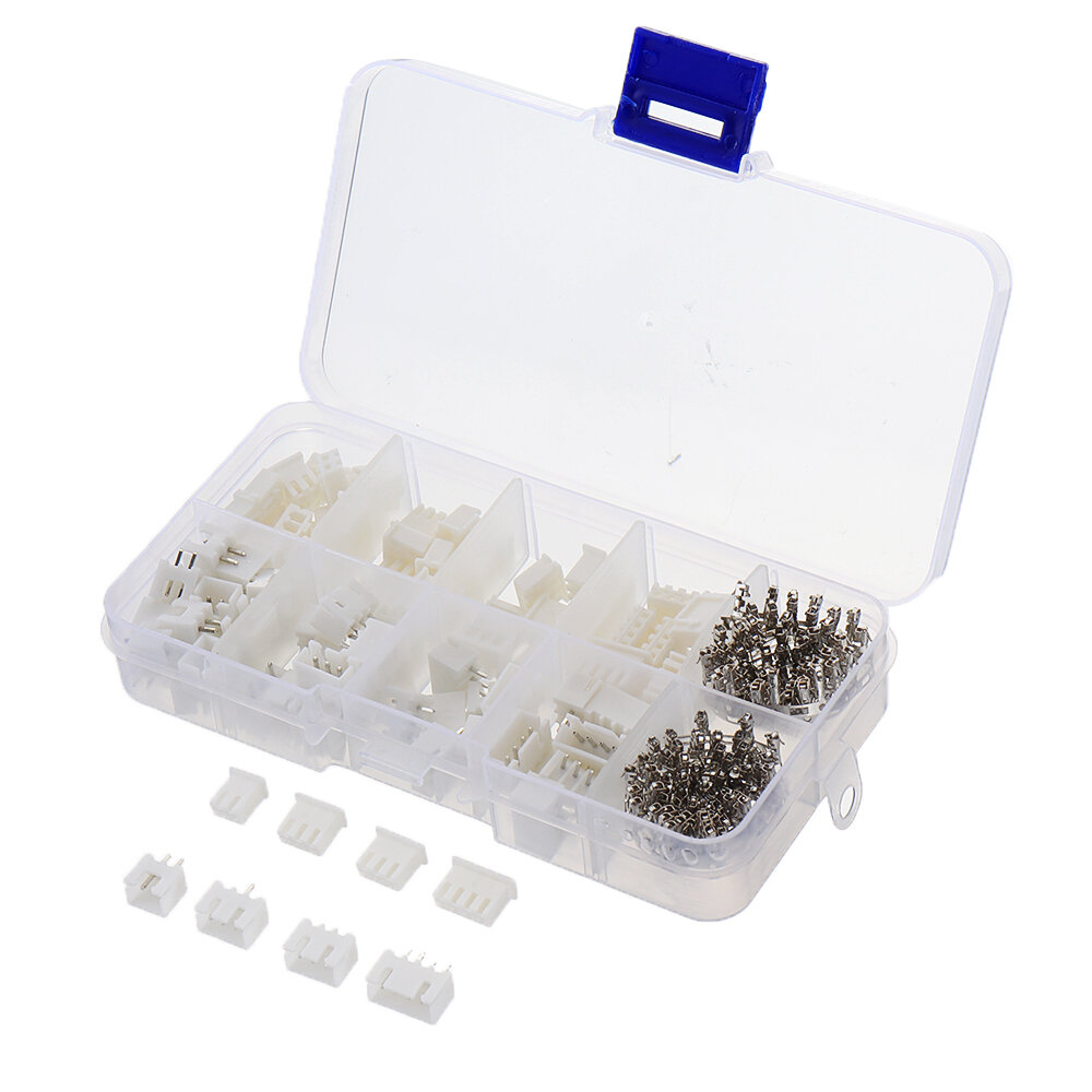 

230pcs XH2.54 2p 3p 4p 5 pin 2.54mm Pitch Terminal Kit / Housing / Pin Header JST Connector Wire Connectors Adaptor XH K