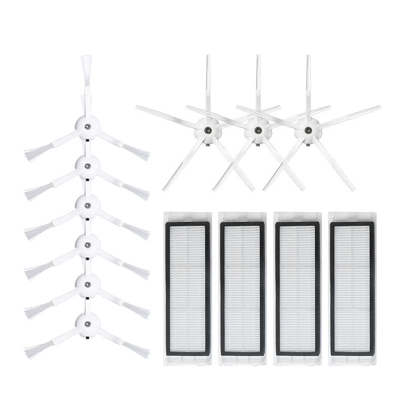 13pcs Replacements for XIAOMI Roborock S6 S5 E35 E2 Vacuum Cleaner Parts 3*5-arm Side brushes 6*3-ar