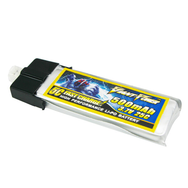 500mAh 3.7V 1S 25C batterij voor E-flite Blade MCPX / WLTOYS V922 HCP100