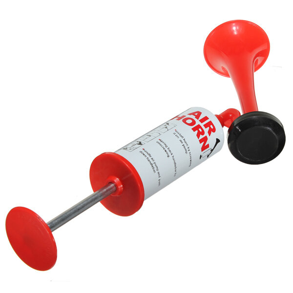 Hand Held Loud Pump Up Air Horn No Gas for Signal Sport Boating Race