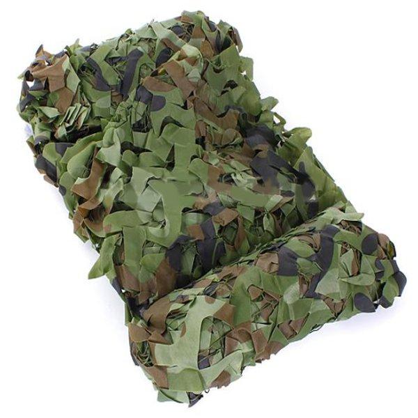 4x1.5m woodland camouflage camo net for camping military photography