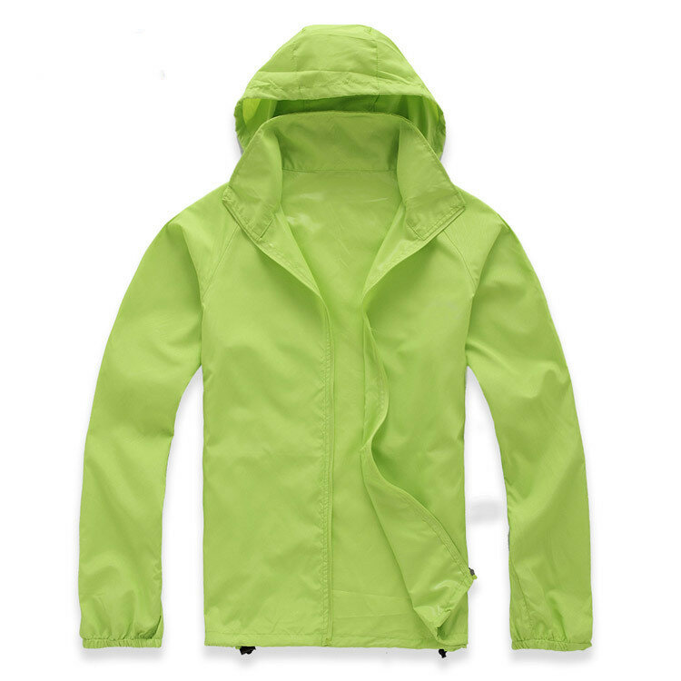 Le manteau de pluie de poids léger de cyclisme Le costume de manteau de vent Séchage rapide Habillement de protection de vêtements