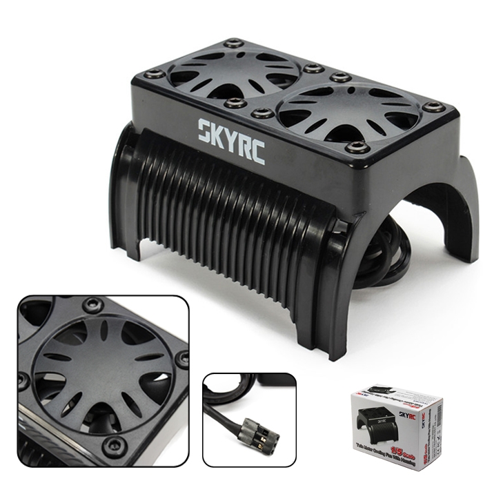 SKYRC Twin Motor Koelventilator Met Behuizing Voor 1/5 Schaal RC Borstelloze Motor Heatsink voor X-M