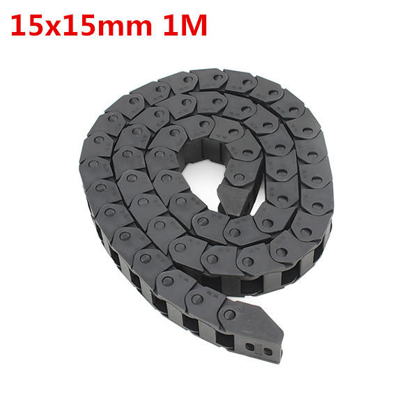 15x15mm?L1000mm?Plastic?Kabel?Drag?Chain Wire Carrier voor CNC Router Machine