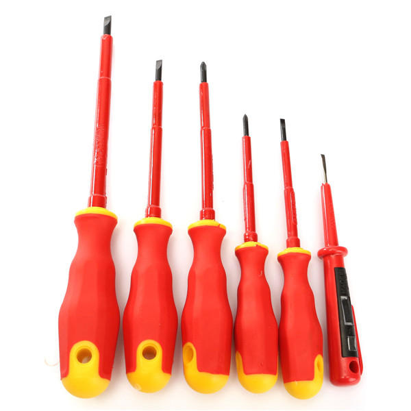 Practical 6 Pcs VDA Electricians Screwdriver Set Electrical Insulated Kit Tools 