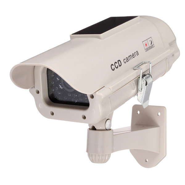 2300 Zonne-energie Dummy Decoy Fake Security Simulatie Camera Surveillance Knipperende LED