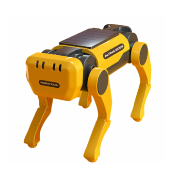 Steam Solar Electric Smart Robot Dog Robot Cow Children's Educational Assembling Technology Toys