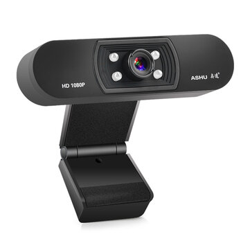 ASHU H800 1080P HD Widescreen Video Webcam Hdweb Camera with Built－In Hd Microphone for Laptop PC