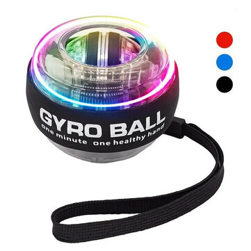LED Gyroscopic Wrist Ball Autostart Range Gyro Power Wrist Ball Arm Hand Muscle Force Trainer