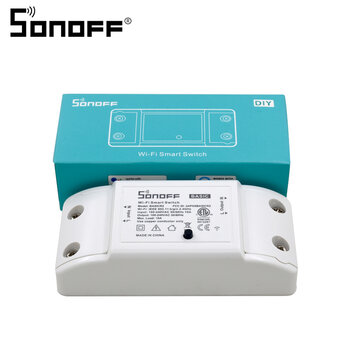 Sonoff Basic R2 Wifi DIY Smart Switch Remote Controller Timer Light Switch  Module 10A for Smart Home Automation Wireless APP Control Work With Alexa Google Home