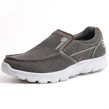 large size comfy casual slip on sneakers for men at Banggood