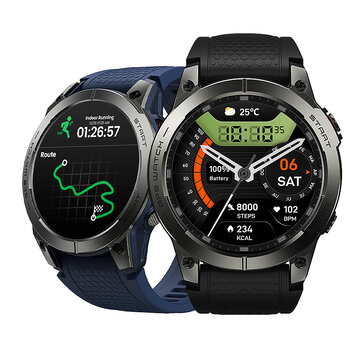 [2024 World Premiere]Zeblaze Stratos 3 Pro 1.43 inch HD AMOLED Display Built-in GPS & Route Import bluetooth Phone Calls Smart Watch