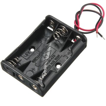 US$1.21 3-Slot 3 X AAA Battery Holder With Leads Arduino Compatible SCM & DIY Kits from Electronics on banggood.com
