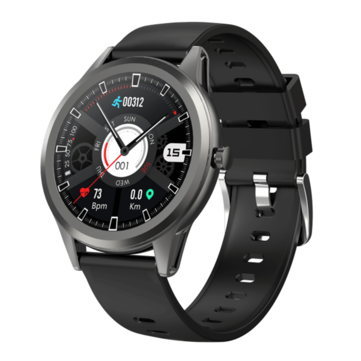 GOKOO S35 1.28 inch Full Touch Screen Heart Rate Blood Pressure SpO2 Monitor Music Playback Multi-sport Modes IP67 Waterproof Smart Watch