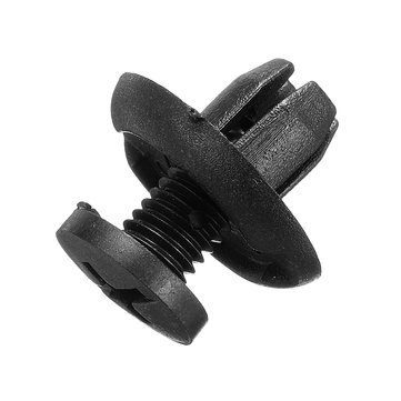 Rivet Clips Black 40 Pcs Plastic Bumper Push-in Fastener car mud Clip 